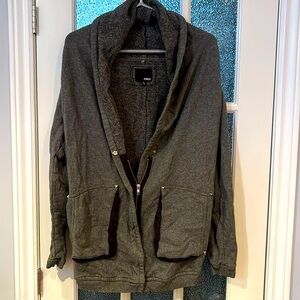Wilfred Free Cozy Gray Sweater with Pockets